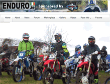 Tablet Screenshot of enduro.ie