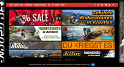 Desktop Screenshot of enduro.de