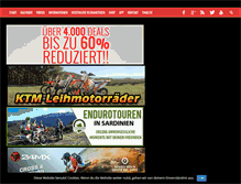 Tablet Screenshot of enduro.de
